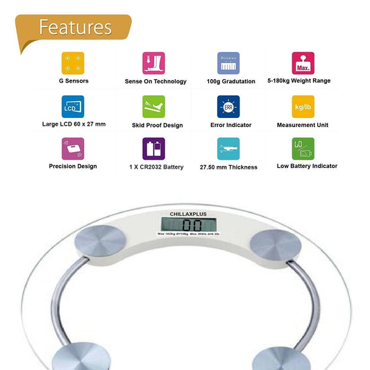 Digital Weighing Scale Glass