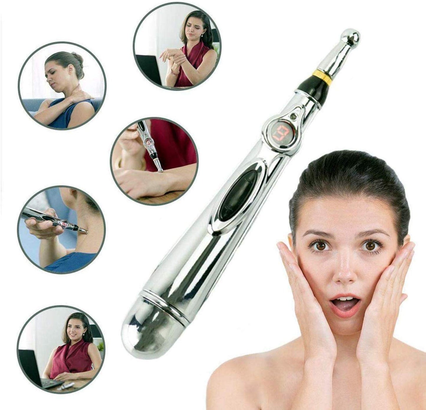 Magnetic Pulse Pen Acupuncture Massager