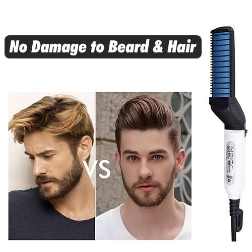 Beard and hair straightener