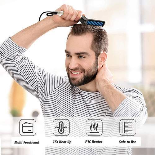 Beard and hair straightener