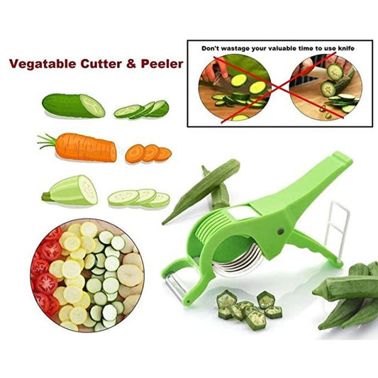 2 in 1 Vegetable Cutter with Peeler