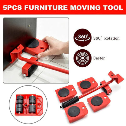 Furniture Lifter Mover Tool with Wheel Pads