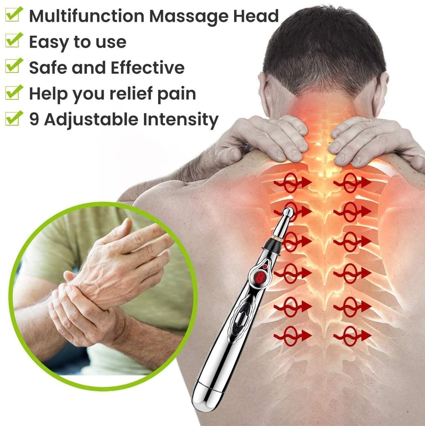 Magnetic Pulse Pen Acupuncture Massager