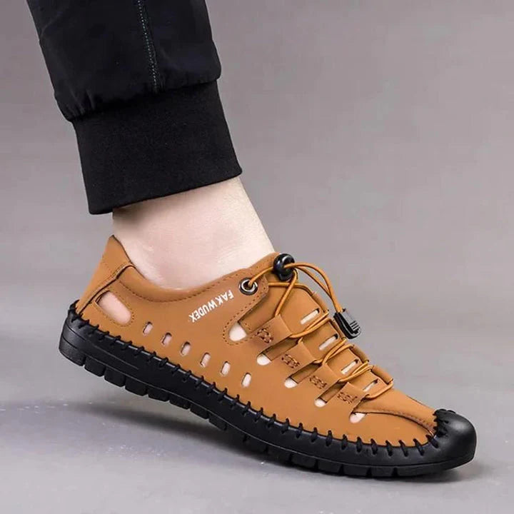 Men Casual Leather Shoes Cum Sandal For Summers