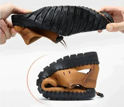 Men Casual Leather Shoes Cum Sandal For Summers